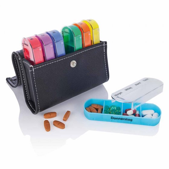 Tablettenbox 7 Tage mit Tasche 