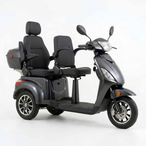 E-Mobil Dolly  2.0 3-Rad, Blei-Akku Dunkelgrau