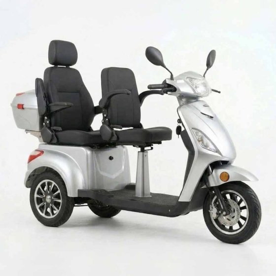 E-Mobil Dolly  2.0 3-Rad, Blei-Akku Silber