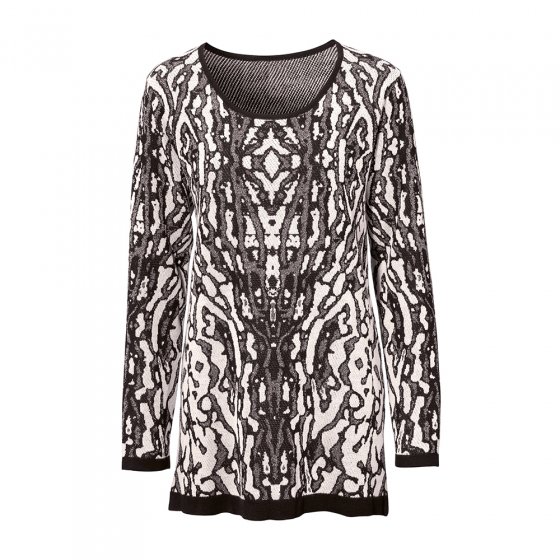 Gemusterter Pullover 
