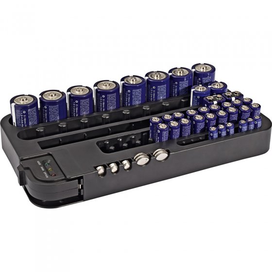 Batterie-Aufbewahrungsbox mit Tester