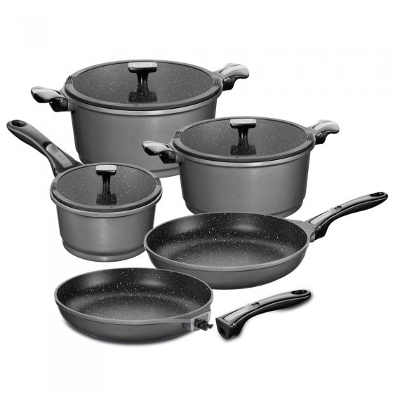 Stoneline® Aluguss-Topf- und -Pfannenset