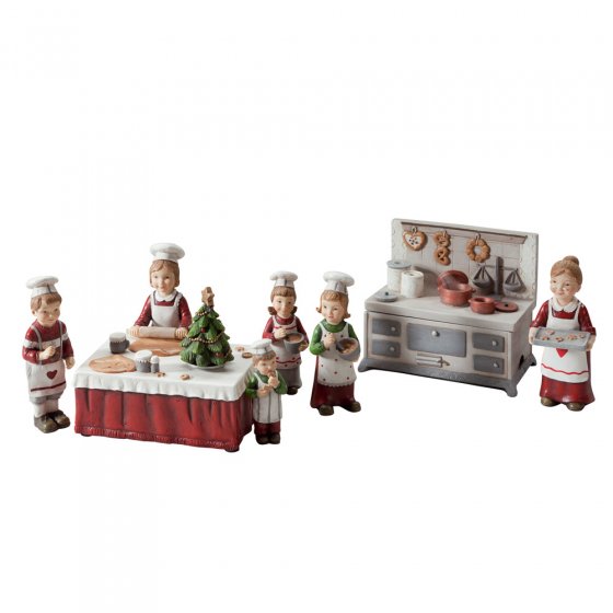 8-teilige Weihnachts-Backstube