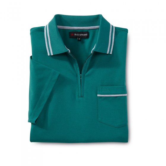 Poloshirt mit Zipperkragen 