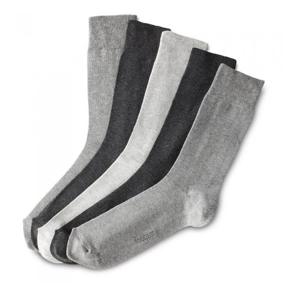 Stretch-Melange-Socken 5er-Pack