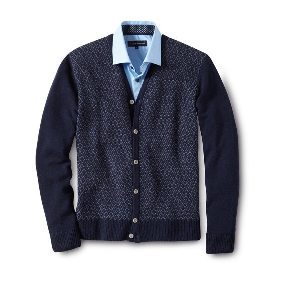 Lambswool Strickjacke 