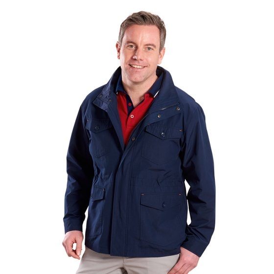 Jacke im Baumwollmix 