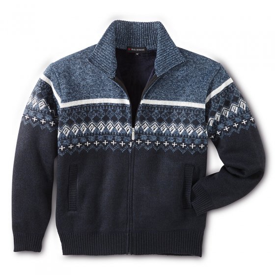 Strickjacke im Norwegerstil 