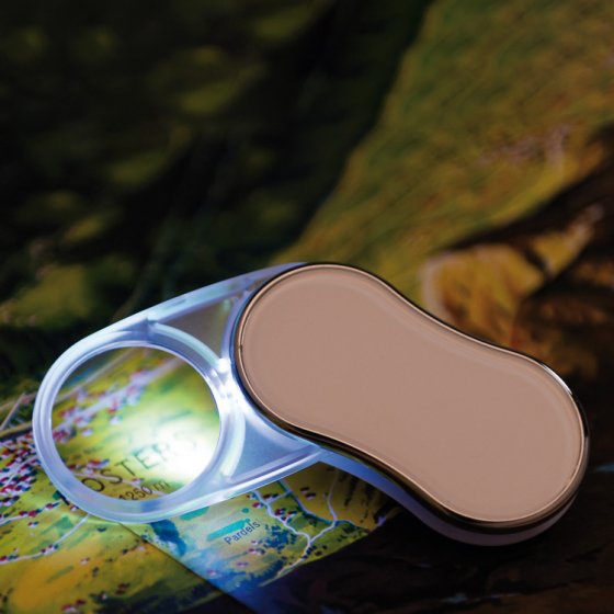 Klapplupe mit LED