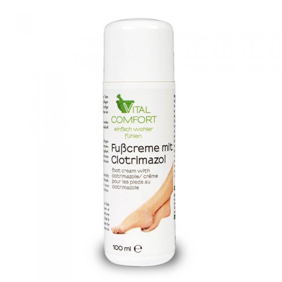 Fußcreme mit Clotrimazol