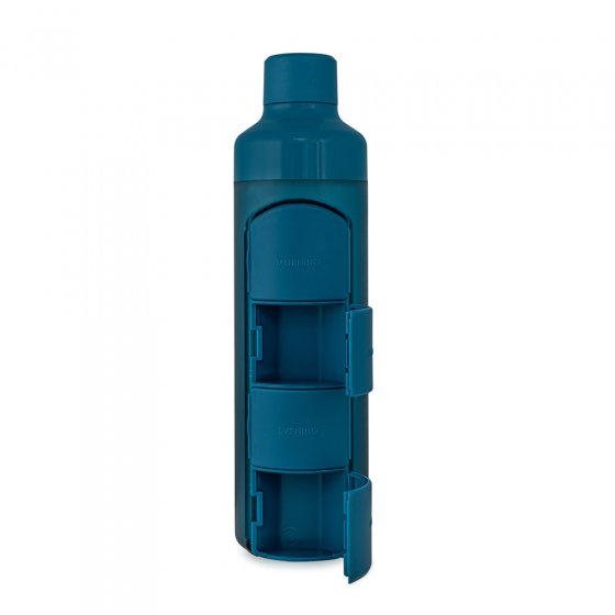 Trinkflasche mit Pillendose