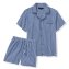 Leichter Seersucker-Pyjama  - 1