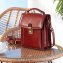 Vintage-Tasche aus italienischem Leder - 1