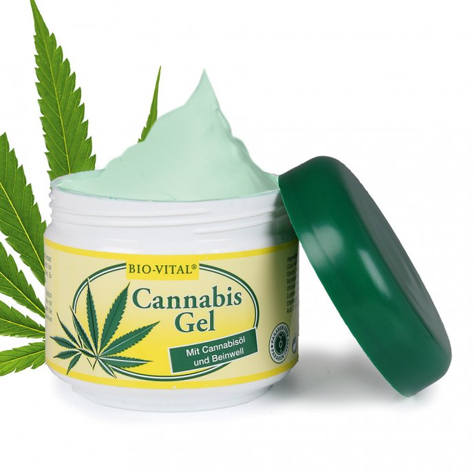 Gel mit Cannabisöl und Beinwell
