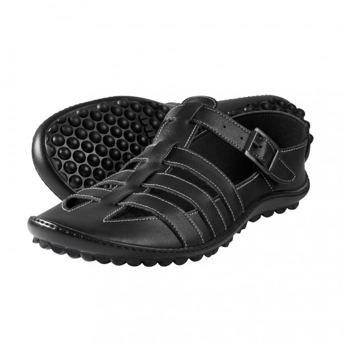 Jaro Barfuss Sandale schwarz