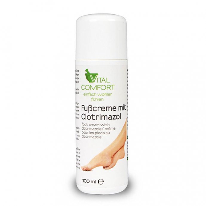 Fußcreme mit Clotrimazol