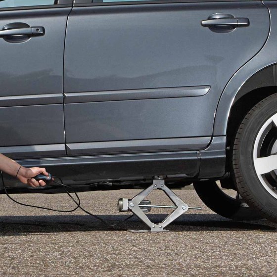 Elektrischer Wagenheber mit Radschlüssel 
