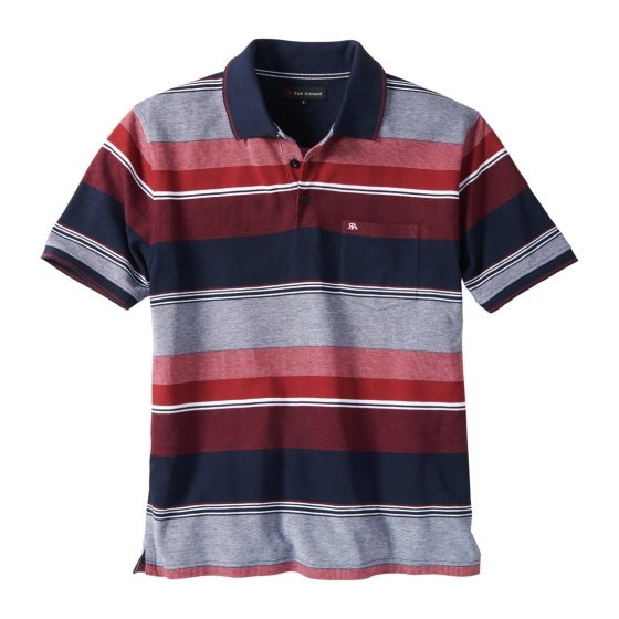Pikee-Poloshirt mit Streifen 