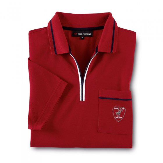 Komfort Piquéshirt, SET 3XL | Rot#Hellblau