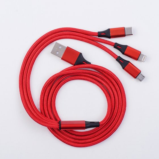 USB-Ladekabel 3-in-1 