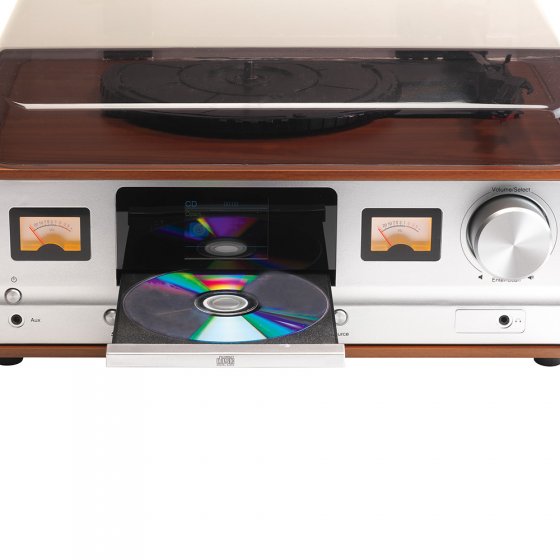 DAB+Retro-Musikanlage 