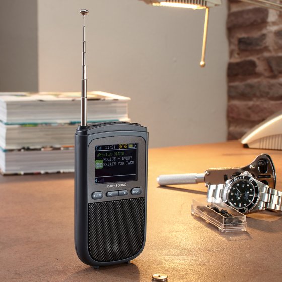 DAB+-Taschenradio mit Farbdisplay 