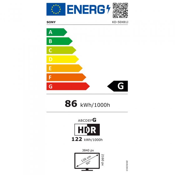 50-Zoll-UHD-TV Sony KD50X81JAEP 