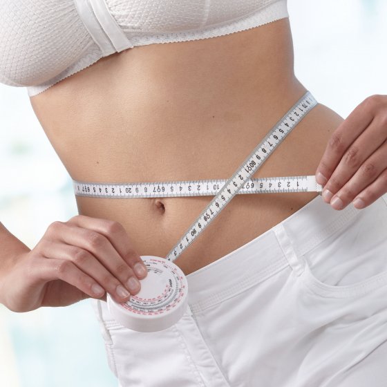 Maßband mit BMI-Anzeige 