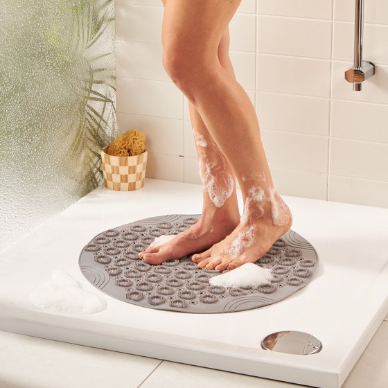 Duschmatte mit Fußreflexzonenmassage 