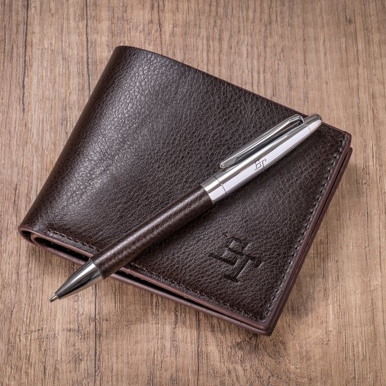 Ihr Geschenk: Exklusiv-Set „Windsor“, bestehend aus Brieftasche und Schreibgerät 