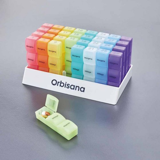 Tabletten-Organizer für einen Monat