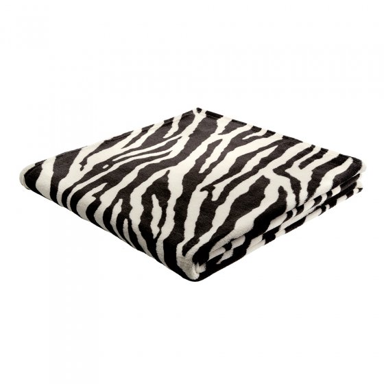 Microfleece-Decke  | Zebra