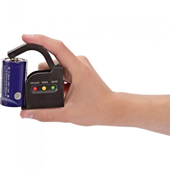 Batterie-Aufbewahrungsbox mit Tester