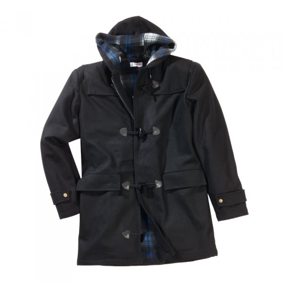 Woll-Dufflecoat,Gr.3XL 3XL | Schwarz