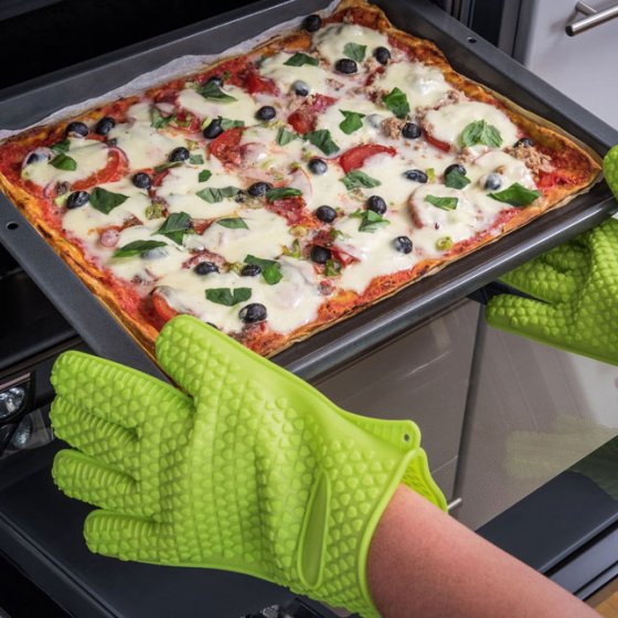 Hitzebeständige Silikonhandschuhe