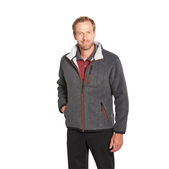 Gefütterte Polarfleece-Jacke 