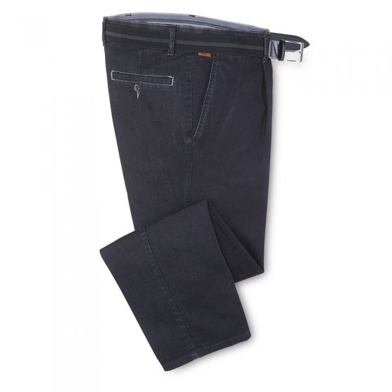 Bequeme Bundfalten-Jeans