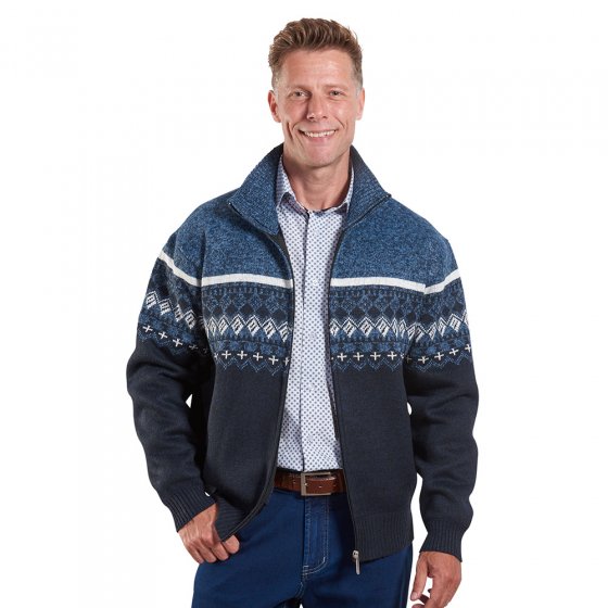 Strickjacke im Norwegerstil 