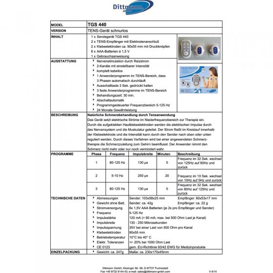 Passende Ersatz-Elektrodenpads 3er-Set 