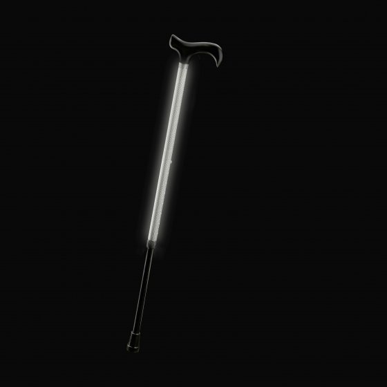 Reflektierender Gehstock