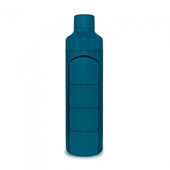Trinkflasche mit Pillendose
