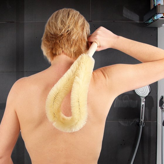 Körperbürste mit Naturborsten 