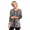 Gemusterter Pullover - 2