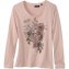 Baumwollshirt mit Rosendruck - 2