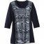 Longshirt mit Mesh-Besatz - 2