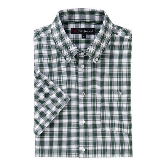 Pflegeleichtes Stretchhemd 3XL (47/48) | Grün