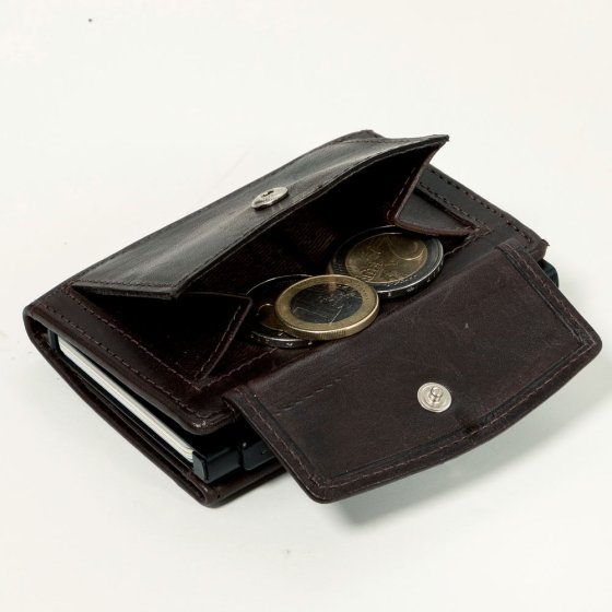 RFID-Kartenhalter Click&Go Dunkelbraun