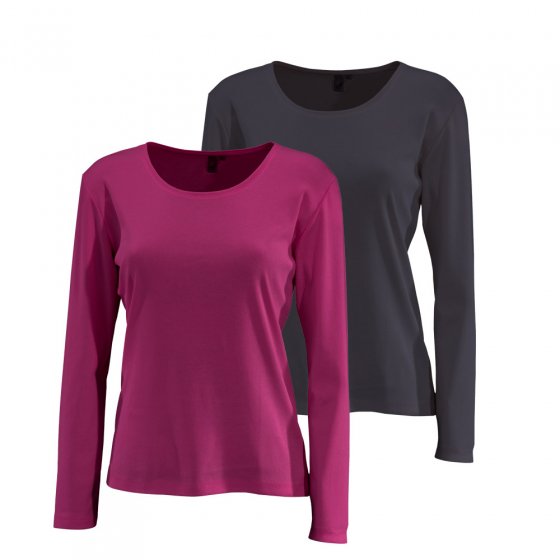 Langarm-Shirt im Doppelpack 