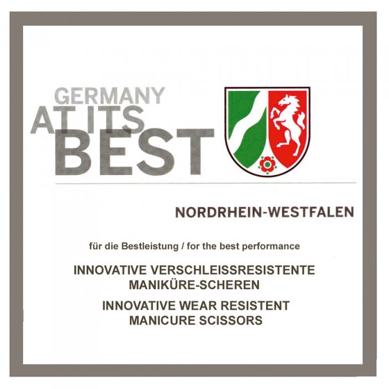Selbstschärfende Nagelschere