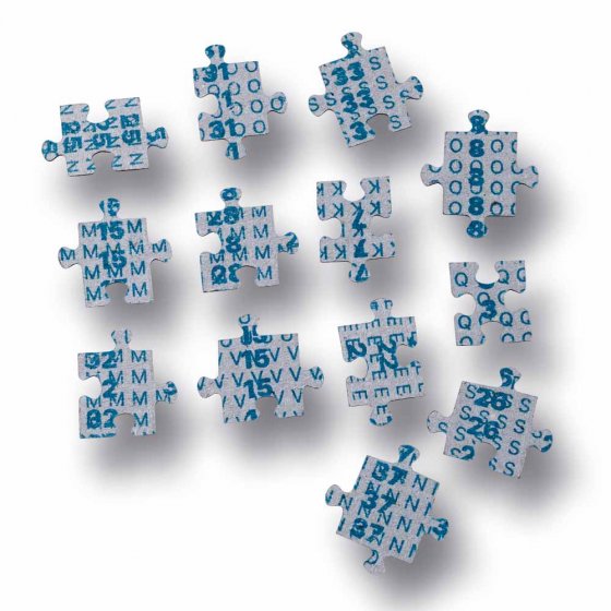 Puzzle „Party“ mit Zuordnungshilfe